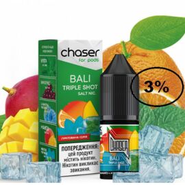 Жидкость Chaser Bali Triple Shot (Чейзер Апельсин Манго Трипл Шот) 10мл, 3%