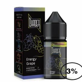 Жидкость Chaser Black Energy Grape (Чейзер Блэк Виноград Энергетик) 30мл, 3%