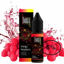 Рідина Chaser Black Energy Raspberry (Чейзер Блек Маліна Енергетик) 15мл, 5%