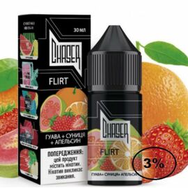 Жидкость Chaser Black Flirt (Чейзер Блэк Гуава Клубника Апельсин) 30мл, 3%
