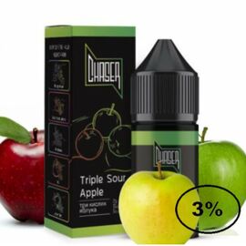 Жидкость Chaser Black Triple Sour Apple (Чейзер блэк Тройное Кислое Яблоко) 30мл, 3%