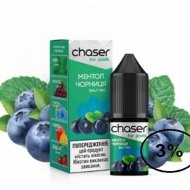 Жидкость Chaser (Чейзер Ментол Черника) 10мл, 3%