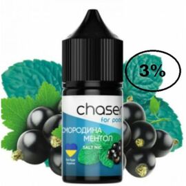 Жидкость Chaser (Чейзер Ментол Смородина) 30мл, 3%
