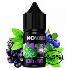 Рідина Nova Berry Mint (Нова Ягода М'ята) 30мол, 6,5%