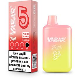 Одноразка Vabar Joyh 5000 5 Полуничне Морозиво
