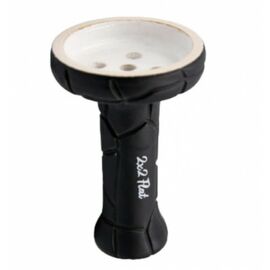 Чаша для кальяну 2x2 Flat Turtle White