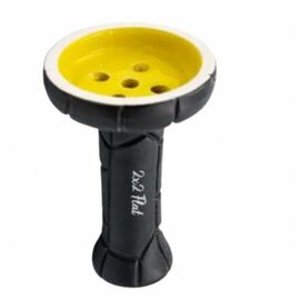 Чаша для кальяну 2x2 Flat Turtle Yellow