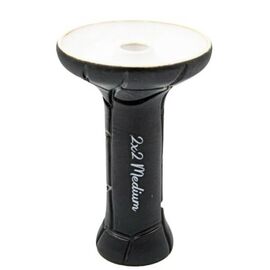 Чаша для кальяну 2x2 Medium Turtle White