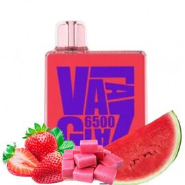 Одноразка VAAL GLAZ 6500 Watermelon Strawberry Bubblu Gum (Віел) Кавун Полуниця Жуйка