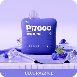 Одноразка Elf Bar 7000 Blue Razz Ice (Ельф Бар 7000 Блакитний Лимонад)