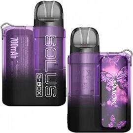 Smok Solus G-BOX KIT 700 мАч Transparent Purple Многоразовая Pod-система