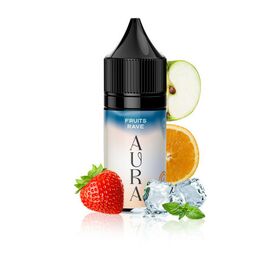 Жидкость Aura Fruits Rave (Яблоко Клубника Апельсин Лед) 15мл, 5%