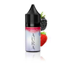 Рідина Aura Straw & Black Berries (Полуниця Ожина Лід) 15 мл, 5%