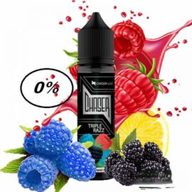 Рідина Chaser 0% 60мл Organic Black Triple Razz (Блакитна, Червона та Чорна Малина з Лимоном)