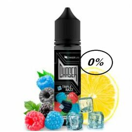 Рідина Chaser 0%, 60 мл Organic Black Triple Razz Ice (Блакитна, Червона та Чорна Малина з Лимоном та Льодом Айс)