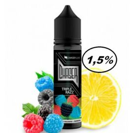 Рідина Chaser Органіка Triple Razz (Чейзер Блакитна, Червона та Чорна Малина з Лимоном) 60 мл 1.5%