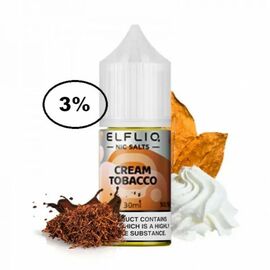 Рідина Elf Liq Cream tobacco (Ельф Бар Кремовий Тютюн) 30мл 3%