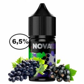 Рідина Nova Black Currant Grape (Чорна Смородина Виноград) 30мл, 6,5%