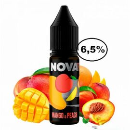 Рідина Nova Mango Peach (Манго Персик) 15мл, 6,5%