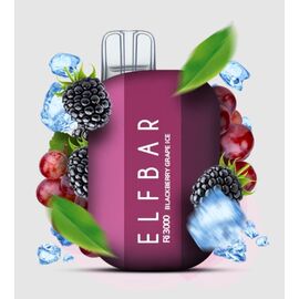 Одноразка Elf Bar RI3000 Blackberry Grape Ice (Ожина Виноград Лід)