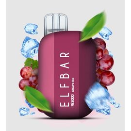 Одноразка Elf Bar RI3000 Grape Ice (Виноград Лід)