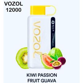 Електронна цигарка Vozol 12000 Kiwi Passion Fruit Guava (Ківі Маракуя Гуава)