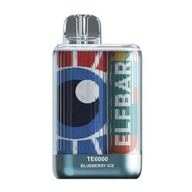 Одноразка Elf Bar TE6000 Blueberry Ice (Чорниця Льод)