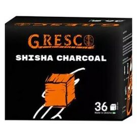Уголь ореховый Gresco картон (Греско) 0,5 кг кубик