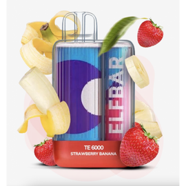 Одноразка Elf Bar TE6000 Strawberry Banana (Полуниця Банан)