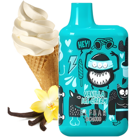 Одноразка Elf ​​Bar BC4000 Vanilla Ice Cream Limited Edition (Ельф Бар Ванільне Морозиво)