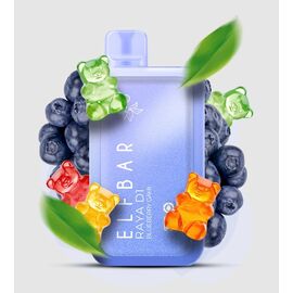 Одноразка Elf Bar RAYA D1 13000 Blueberry Gami (Чорничний Желейний Ведмідь)
