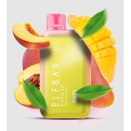 Одноразка Elf Bar RAYA D1 13000 Double Mango (Подвійний Манго)