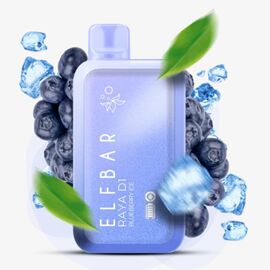 Одноразка Elf Bar RAYA D1 13000 Blue Razz Ice (Блакитний Лимонад Лід)