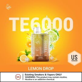 Одноразка Elf Bar Te6000 Lemon Drop (Лимон Лайм Льод)