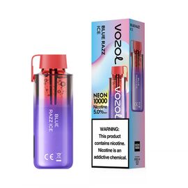 Одноразка Vozol NEON 10000 Blue Razz Ice (Крижаний Блакитний Лимонад)