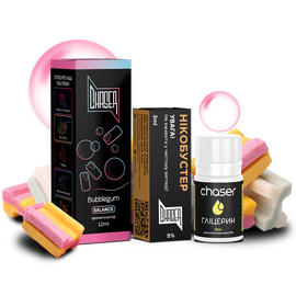 Рідина Набір Chaser Black Bubblegum 30мл 5%