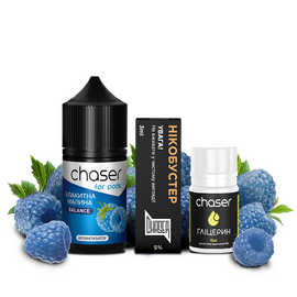 Рідина Набір Chaser Блакитна Малина 30мол 5%