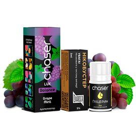 Жидкость Набор Chaser Lux Grape Mint 30мл 5%