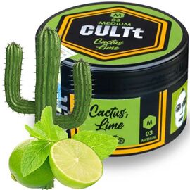 Тютюн CULT Medium M03 Cactus Lime (Лайм Кактус) 100гр