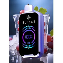Одноразка Elf Bar FS18000 Grape Ice (Виноград Лід)
