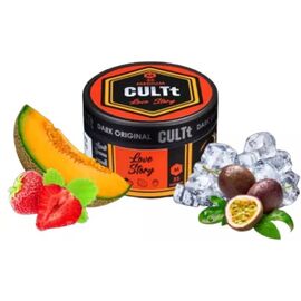 Тютюн CULT Medium M35 Love Story (Маракуя Диня Полуниця Льод) 100гр