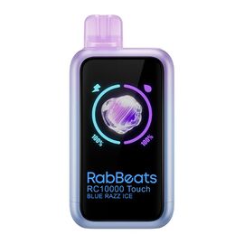 Електронна сигарета RabBeats RC10000 TOUCH Blue Razz Ice (Блакитний Лимонад Лід)