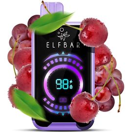 Одноразка Elf Bar FS18000 Grape Cherry (Виноград Вишня)