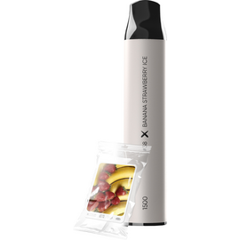 Одноразка SAB 1500 №38 Banana Strawberry Ice (Банан Полуниця Лід)