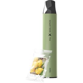 Одноразка SAB 1500 №44 Basil Lemon (Лимонный Базилик)