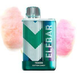 Електронна сигарета Elf Bar TE6000 Cotton Candy (Солодка Вата)