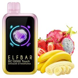 Одноразка Elf Bar 10000 Touch Dragon Strawnana (Полуниця Банан Пітайя)