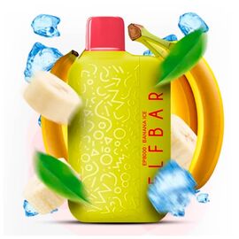 Одноразка Elf Bar EP8000 Banana Ice (Банан Лід)