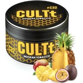 Табак Cult Medium M32 Mango Passion Fruit Pineapple (Манго Маракуйя Ананас) 100гр