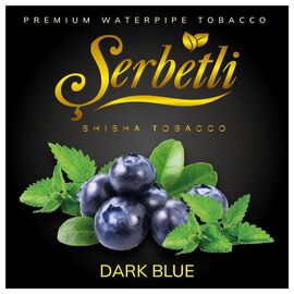 Тютюн Serbetli Dark Blue (М'ята Чорниця) 100 гр